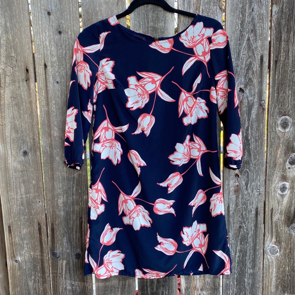 Old Navy • navy floral sheath dress